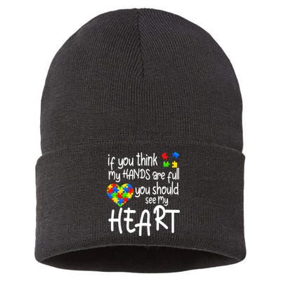 Full Of Heart Autism Parent Sustainable Knit Beanie