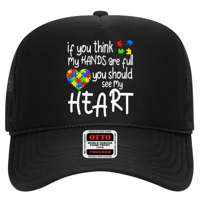 Full Of Heart Autism Parent Trucker Hat