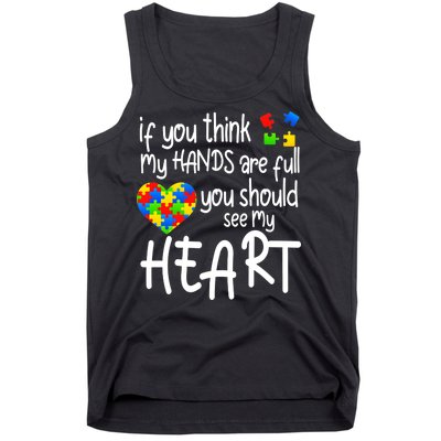 Full Of Heart Autism Parent Tank Top