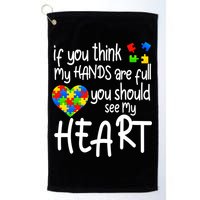 Full Of Heart Autism Parent Golf Towel