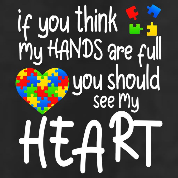 Full Of Heart Autism Parent Golf Towel