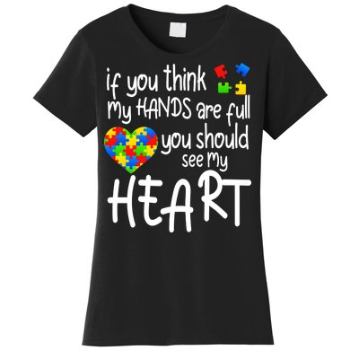 Full Of Heart Autism Parent Women's T-Shirt