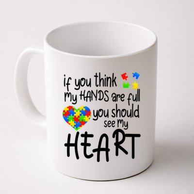 Full Of Heart Autism Parent Coffee Mug