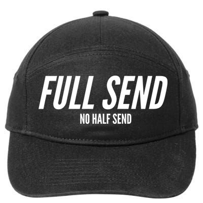Full Send No Half Sends 7-Panel Snapback Hat