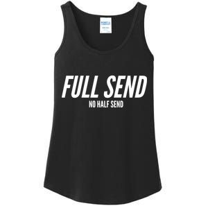 Full Send No Half Sends Ladies Essential Tank