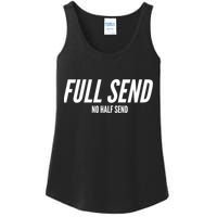 Full Send No Half Sends Ladies Essential Tank