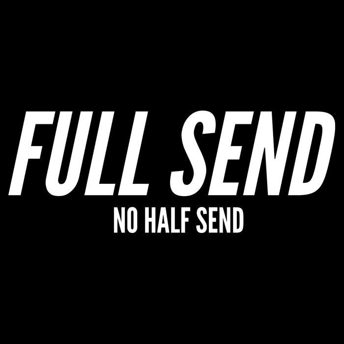 Full Send No Half Sends Wool Snapback Cap