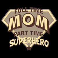 Full Time Mom Part Time Superhero Impact Tech Backpack