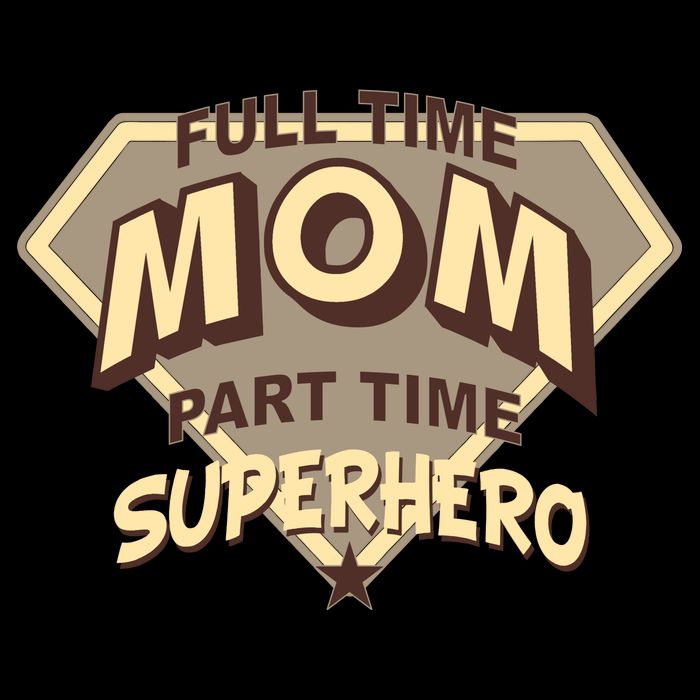 Full Time Mom Part Time Superhero Impact Tech Backpack