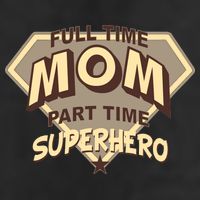 Full Time Mom Part Time Superhero Adult Drive Performance Visor