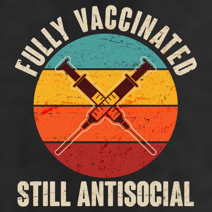 Fully Vaccinated Still Antisocial Vintage Hat
