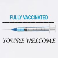 Fully Vaccinated You're Welcome Garment-Dyed Sweatshirt