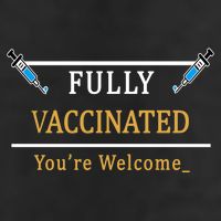 Fully Vaccinated You're Welcome Funny Pandemic Adult Drive Performance Visor