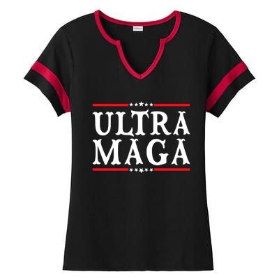 FJB Ultra Maga Ladies Halftime Notch Neck Tee