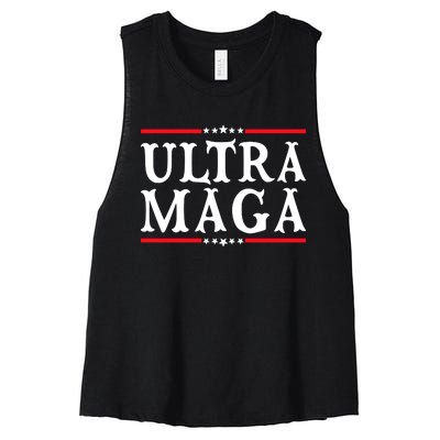 FJB Ultra Maga Women's Racerback Cropped Tank