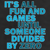Fun And Games Until Someone Divides By Zero Garment-Dyed Fleece Hoodie