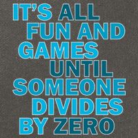 Fun And Games Until Someone Divides By Zero Cotton Canvas Backpack