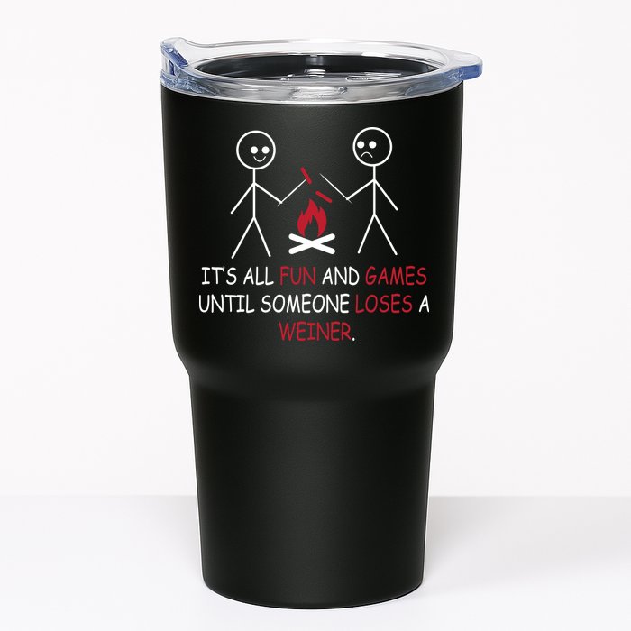 Fun And Games Until Someone Loses A Wiener Tumbler