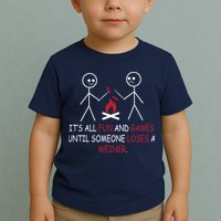 Fun And Games Until Someone Loses A Wiener Toddler T-Shirt