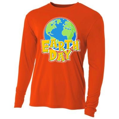 Fun Celebrate Earth Day Cooling Performance Long Sleeve Crew