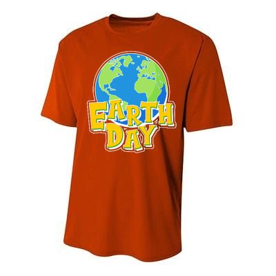 Fun Celebrate Earth Day Performance Sprint T-Shirt