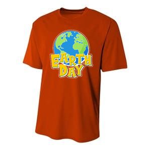 Fun Celebrate Earth Day Youth Performance Sprint T-Shirt