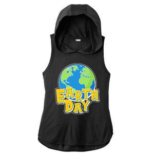 Fun Celebrate Earth Day Ladies PosiCharge Tri-Blend Wicking Draft Hoodie Tank