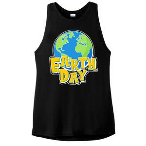 Fun Celebrate Earth Day Ladies PosiCharge Tri-Blend Wicking Tank