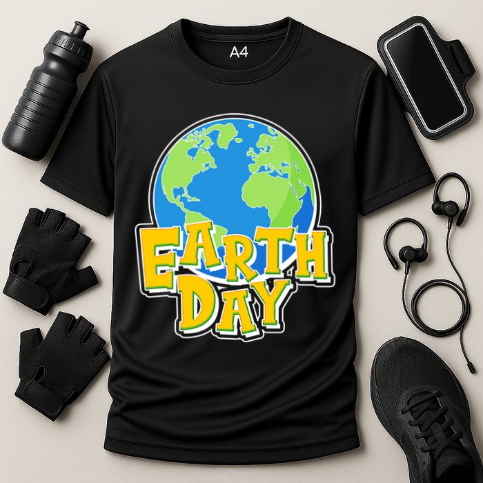 Fun Celebrate Earth Day Cooling Performance Crew T-Shirt
