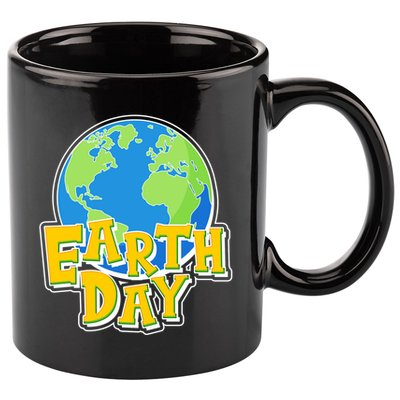 Fun Celebrate Earth Day 11oz C Handle Ceramic Mug