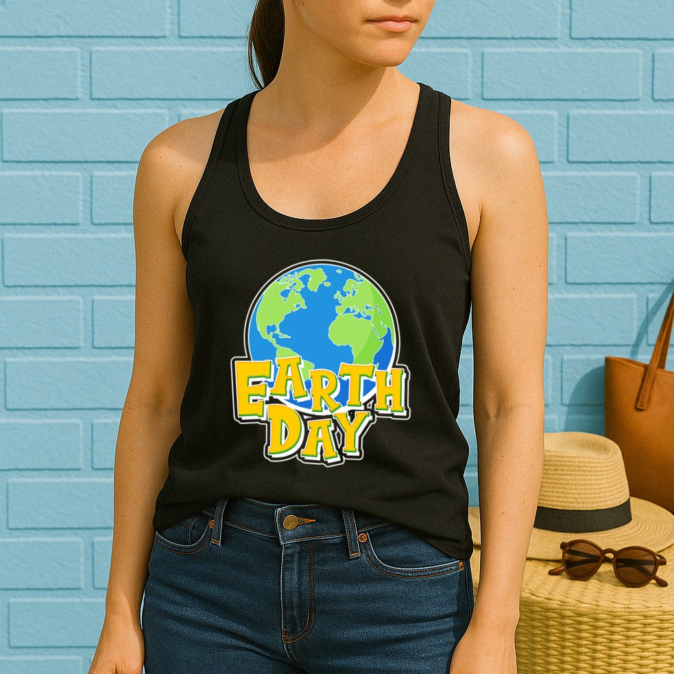 Fun Celebrate Earth Day Womens Tank Top