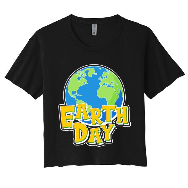 Fun Celebrate Earth Day Crop Top