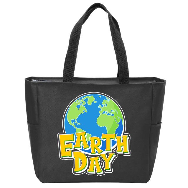 Fun Celebrate Earth Day Zip Tote Bag