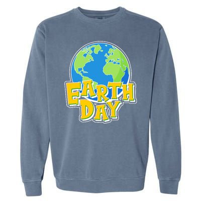 Fun Celebrate Earth Day Garment-Dyed Sweatshirt