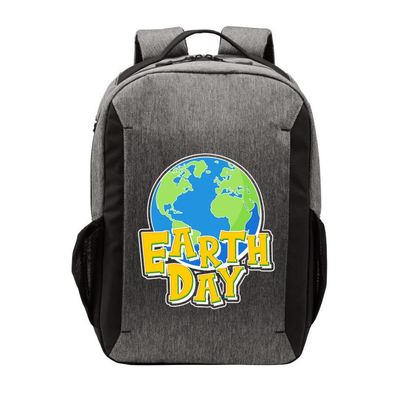 Fun Celebrate Earth Day Vector Backpack