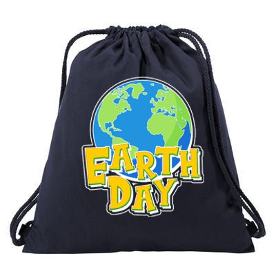 Fun Celebrate Earth Day Drawstring Bag