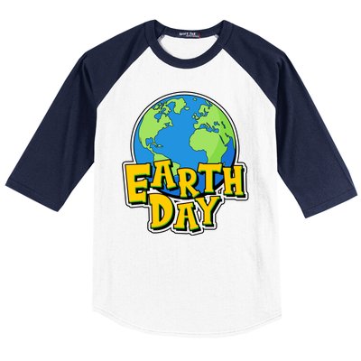 Fun Celebrate Earth Day Baseball Sleeve Shirt