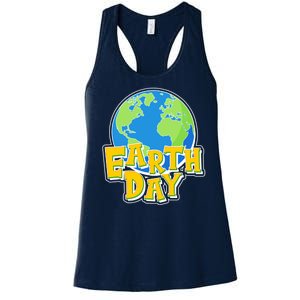 Fun Celebrate Earth Day Women's Racerback Tank