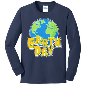 Fun Celebrate Earth Day Kids Long Sleeve Shirt