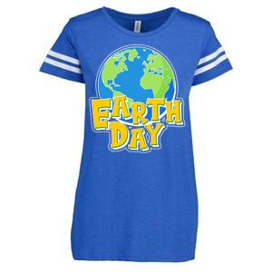 Fun Celebrate Earth Day Enza Ladies Jersey Football T-Shirt