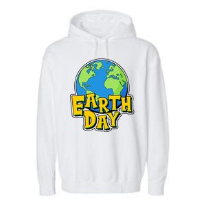 Fun Celebrate Earth Day Garment-Dyed Fleece Hoodie