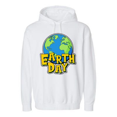 Fun Celebrate Earth Day Garment-Dyed Fleece Hoodie