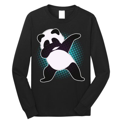 Fun Dabbing Panda Dab Move Long Sleeve Shirt