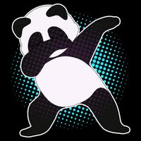 Fun Dabbing Panda Dab Move Flatbill Hat