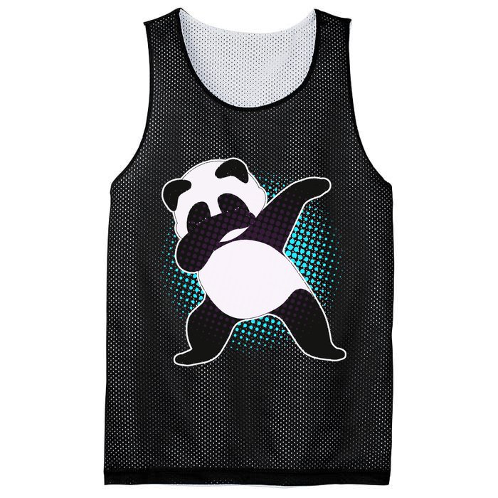 Fun Dabbing Panda Dab Move Mesh Reversible Basketball Jersey Tank