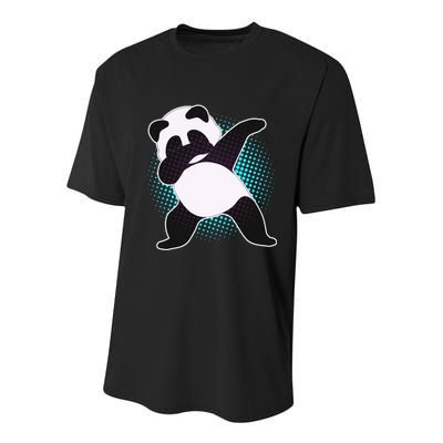 Fun Dabbing Panda Dab Move Youth Performance Sprint T-Shirt