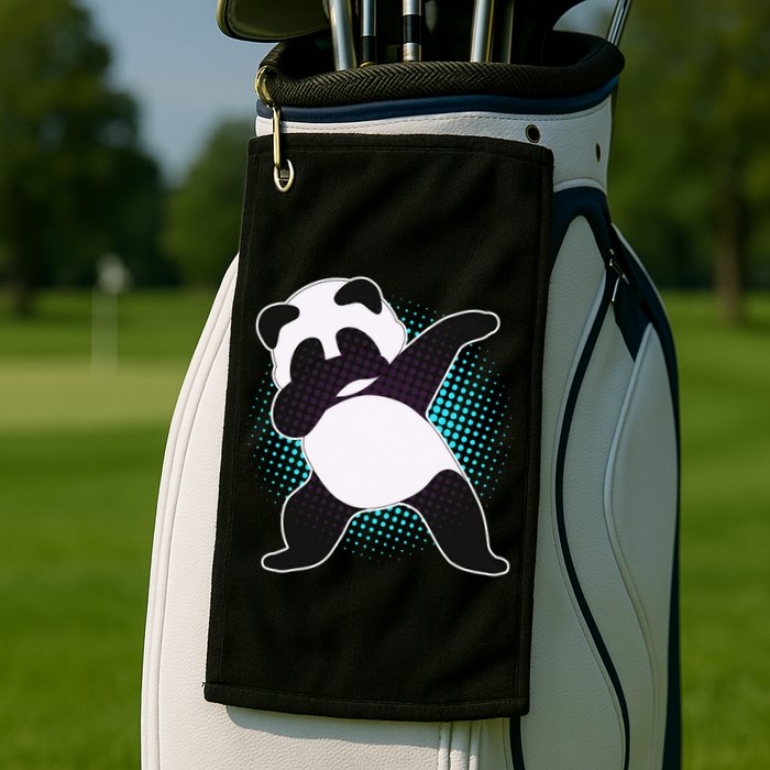 Fun Dabbing Panda Dab Move Golf Towel