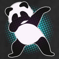 Fun Dabbing Panda Dab Move Golf Towel