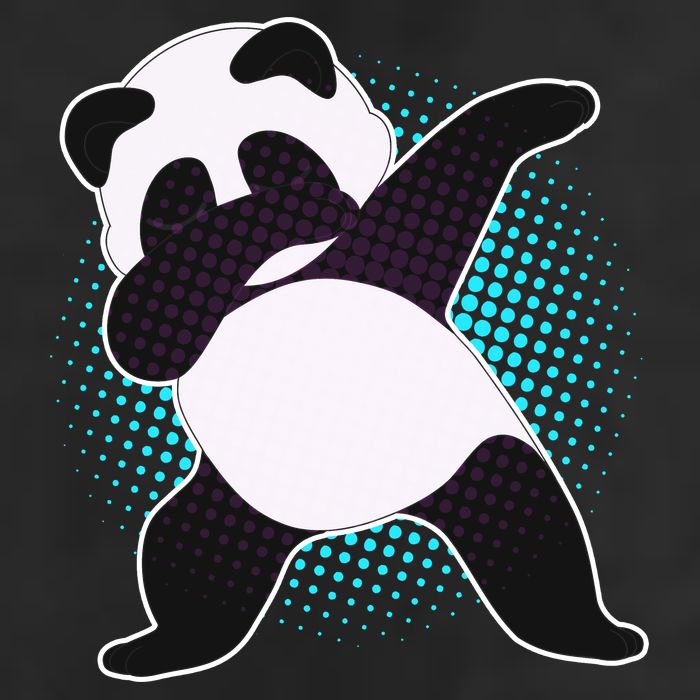 Fun Dabbing Panda Dab Move Golf Towel
