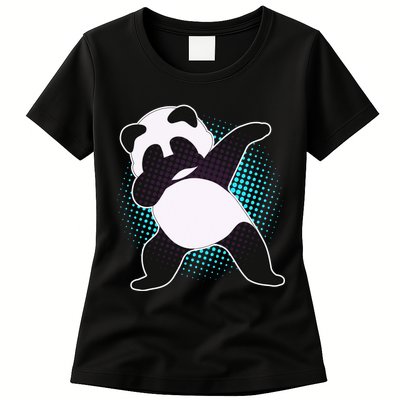 Fun Dabbing Panda Dab Move Womens T-Shirt